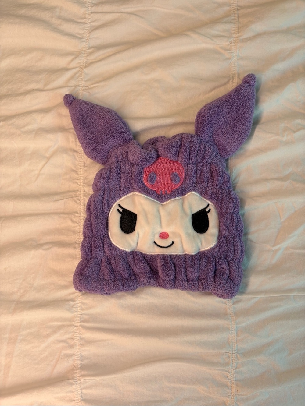 Kuromi Head Towel Wrap 🩷